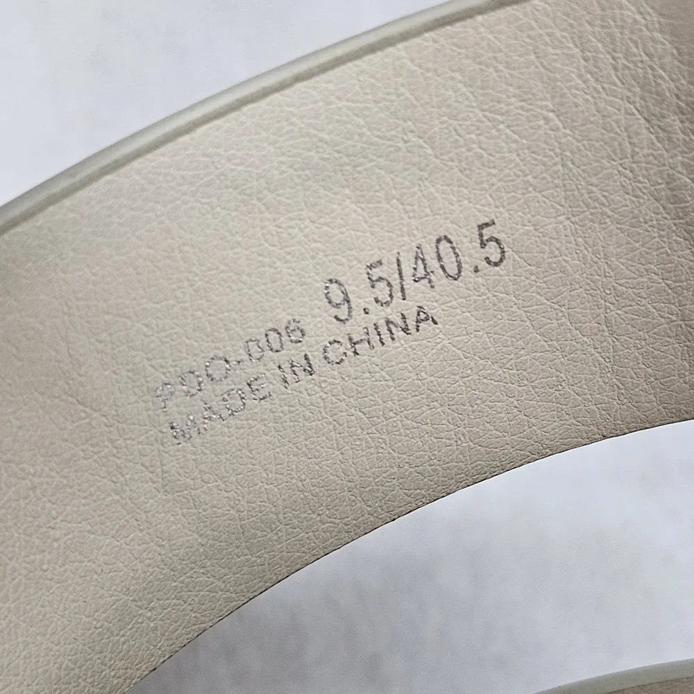 Women's DIRTY LAUNDRY Cream Platform Wedge Sandals SZ 9.5 NEW - Picture 9 of 10